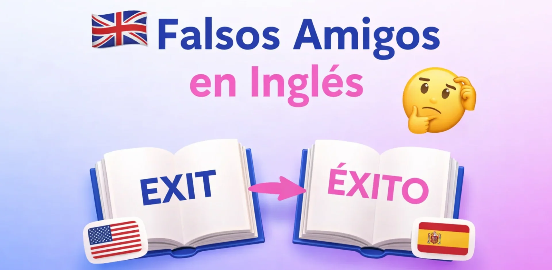 Falsos Amigos en Inglés que Debes Evitar (O Pasarás Vergüenza)
